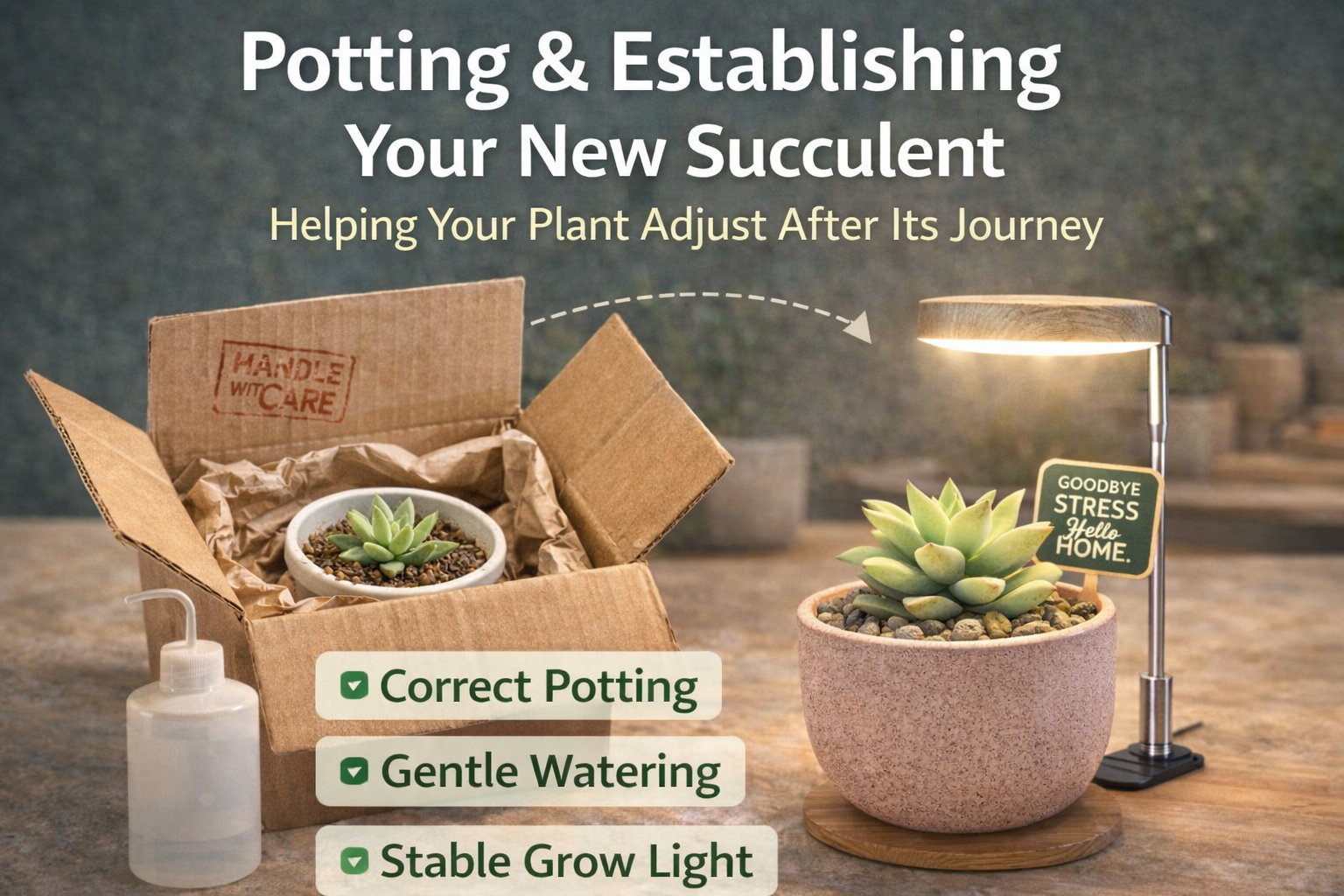 How to Repot a Succulent After Shipping (Step-by-Step Indoor Guide)