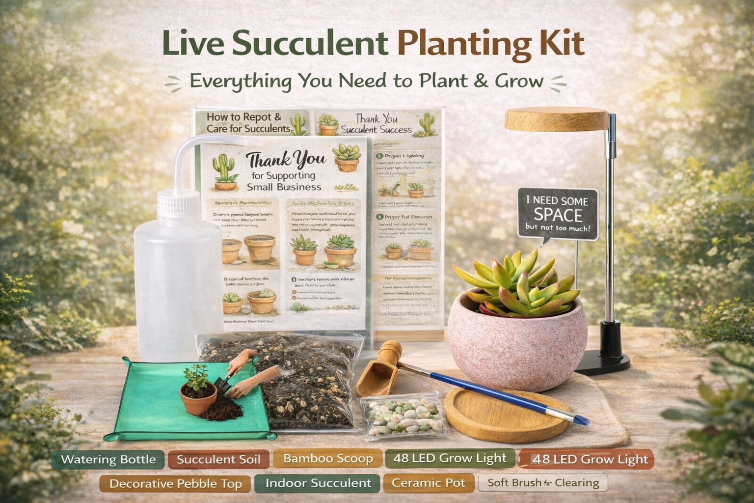 What’s Inside the Succulent Plant Kit? Complete Beginner Indoor Growing System