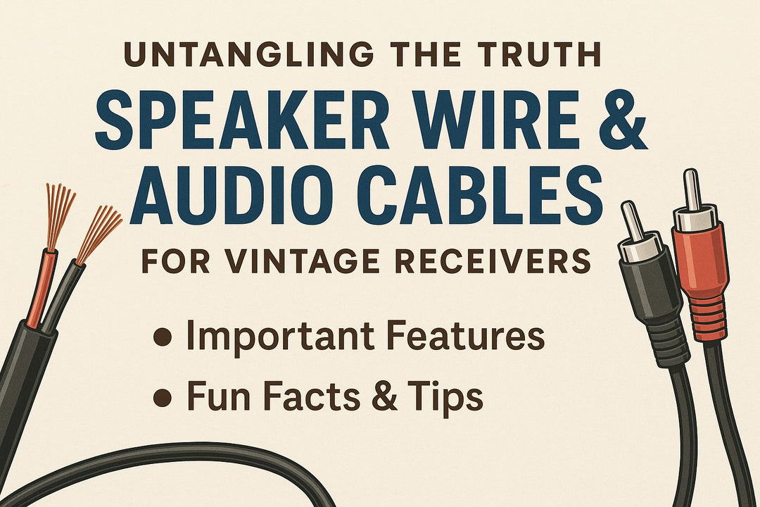 Untangling the Truth: Speaker Wire & Audio Cables for Vintage Receivers