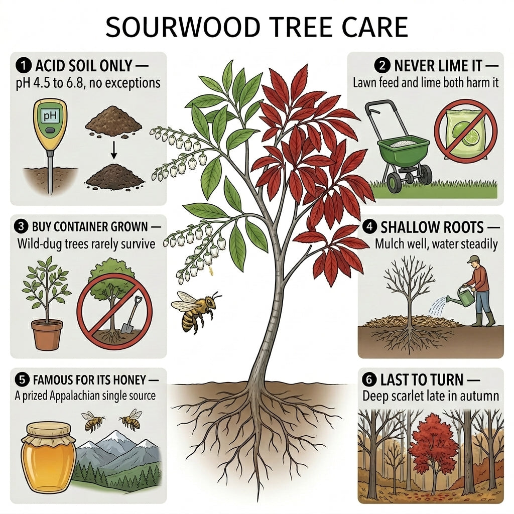 Sourwood Tree Care Guide: Why Soil Chemistry Matters More Than Anything Else