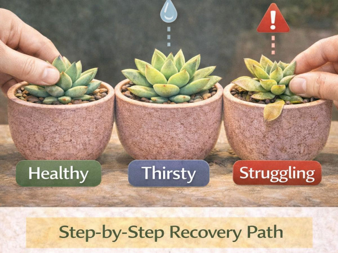 Succulent Troubleshooting Guide — How to Diagnose & Save a Dying Succulent Step-by-Step