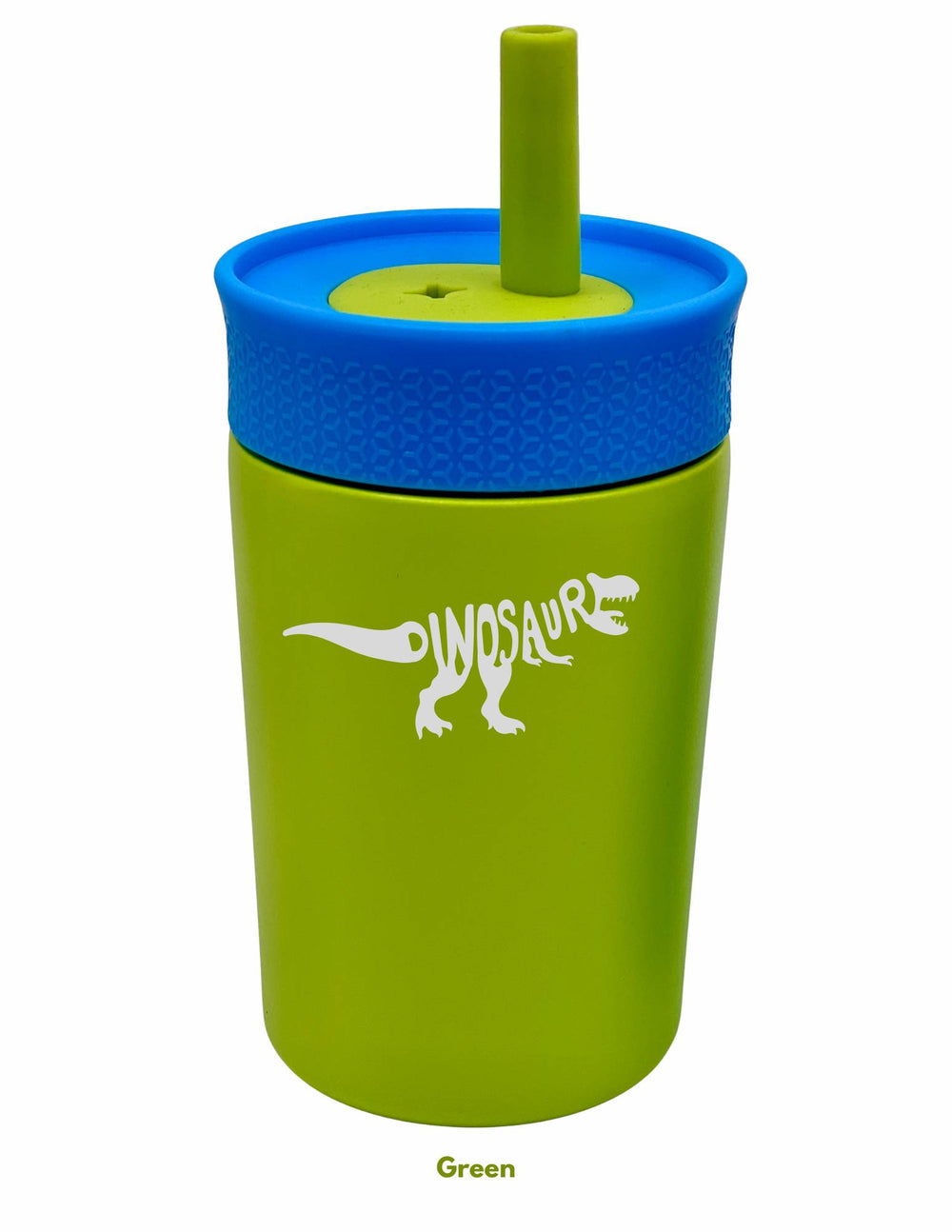 12 oz Kids Stainless Steel Tumbler with Silicone Lid & Straw – Spill-Resistant, Engravable, Dishwasher Safe