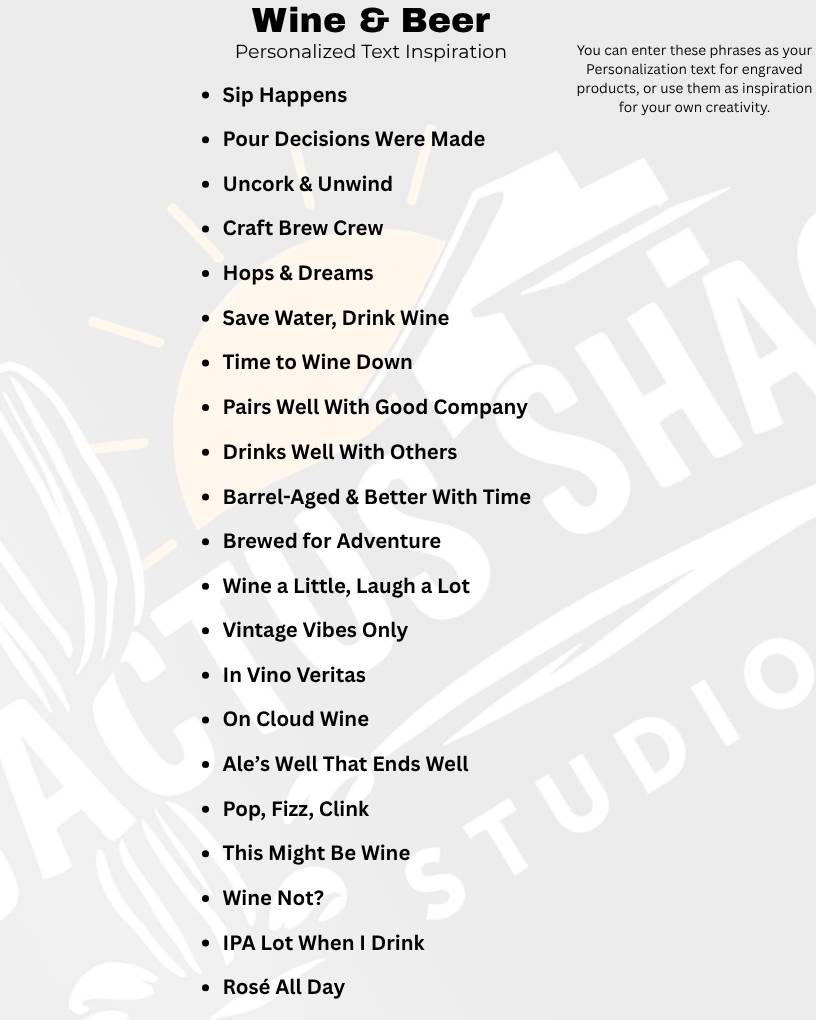 Choose the Perfect Engraving Phrase for Your Custom Gift