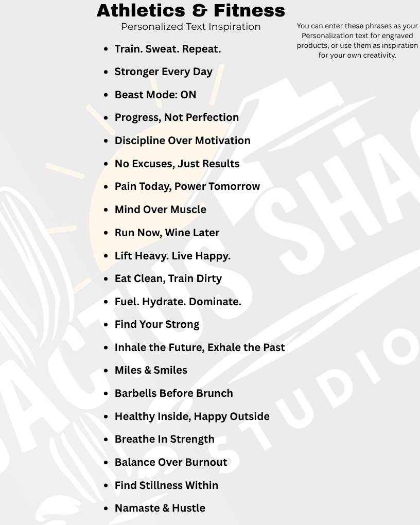 Choose the Perfect Engraving Phrase for Your Custom Gift