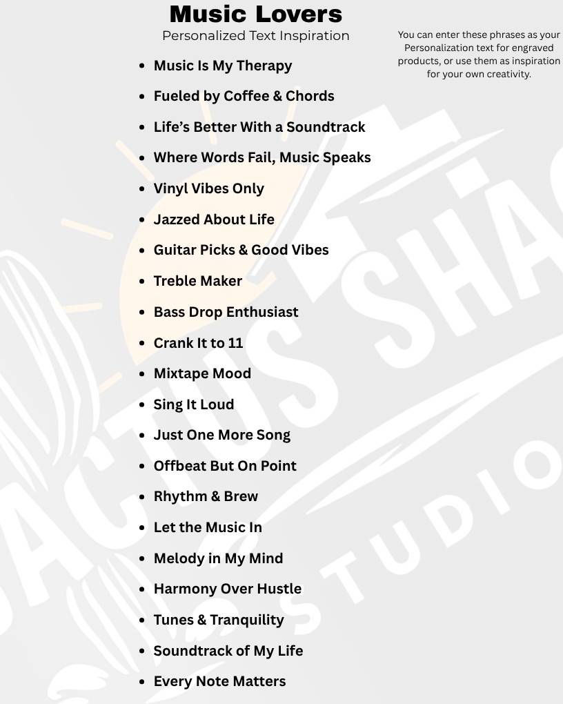 Choose the Perfect Engraving Phrase for Your Custom Gift