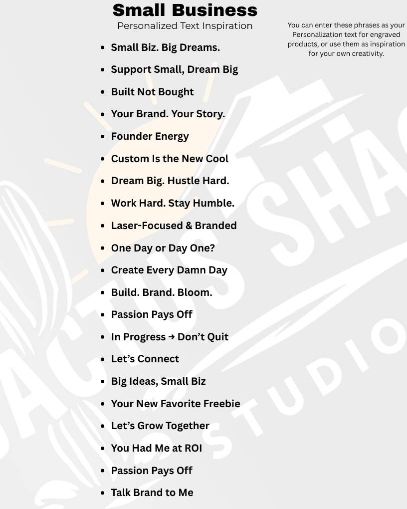 Choose the Perfect Engraving Phrase for Your Custom Gift