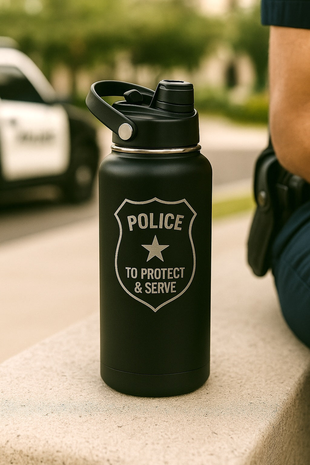 32oz Hydro Sports Water Bottle – Dual 2-in-1 Lid, Vacuum Insulated Stainless Steel