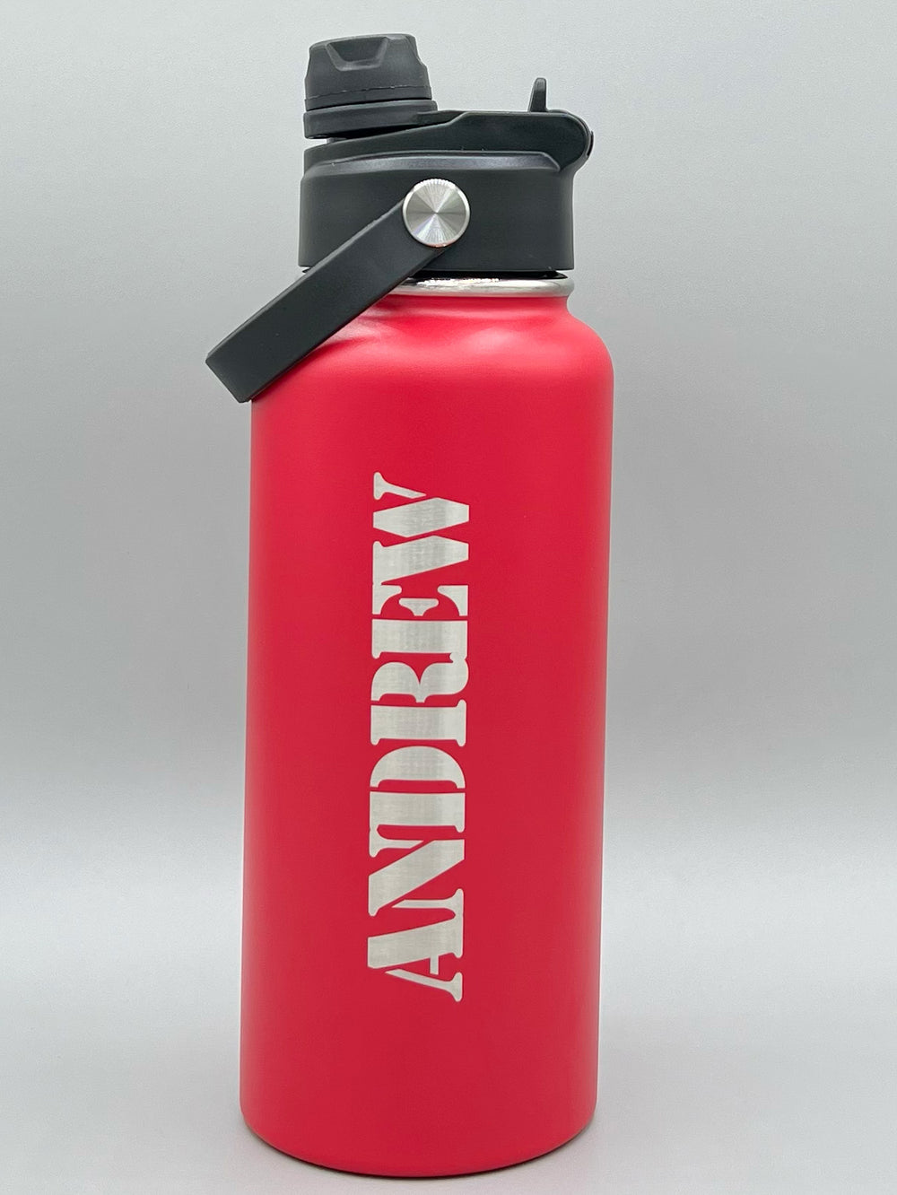 32 oz Engraved Sports Tumbler | Custom Logo | Double Insulated | Dual Lid Chug/Sip  | Carrying Handle