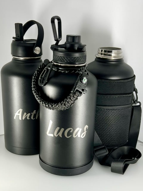 64 oz Personalized Engraved Tumbler – Custom Stainless Steel Water Jug