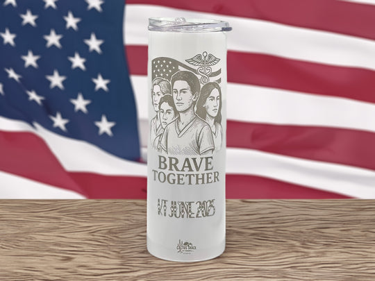 20oz Personalized Stainless Steel Tumbler – Double-Wall Insulated, Powder-Coated Finish