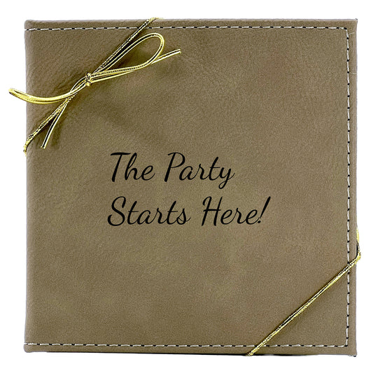 Personalized Gift Box | Engraved Keepsake Box, Coaster & Keychain | Birthday, Graduation, Thank You, Employee, Wedding Gift