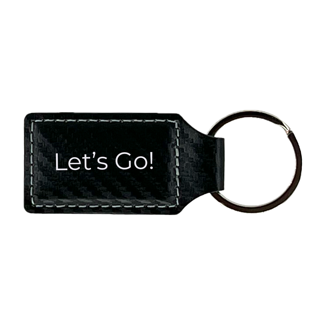 Engraved Leatherette Keychains – Personalized Key Rings, Bag Charms & Zipper Pulls