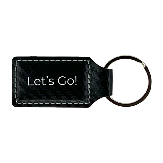 Engraved Leatherette Keychains – Personalized Key Rings, Bag Charms & Zipper Pulls