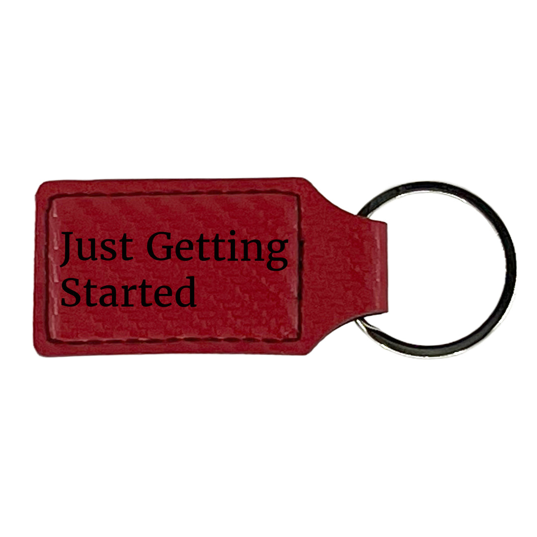 Engraved Leatherette Keychains – Personalized Key Rings, Bag Charms & Zipper Pulls