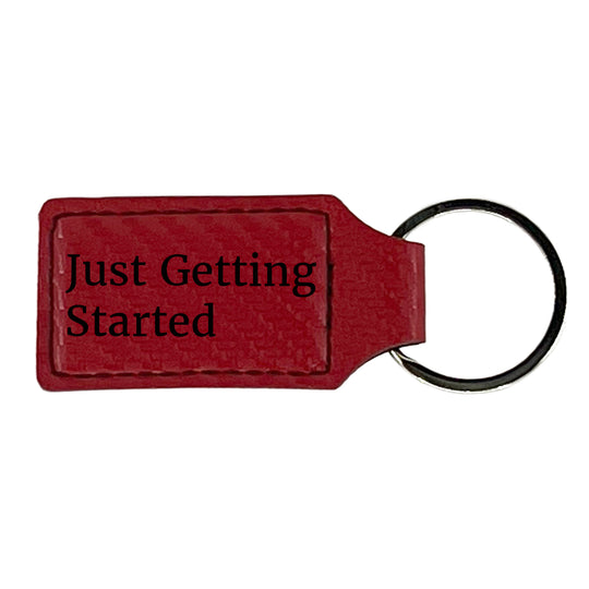 Engraved Leatherette Keychains – Personalized Key Rings, Bag Charms & Zipper Pulls