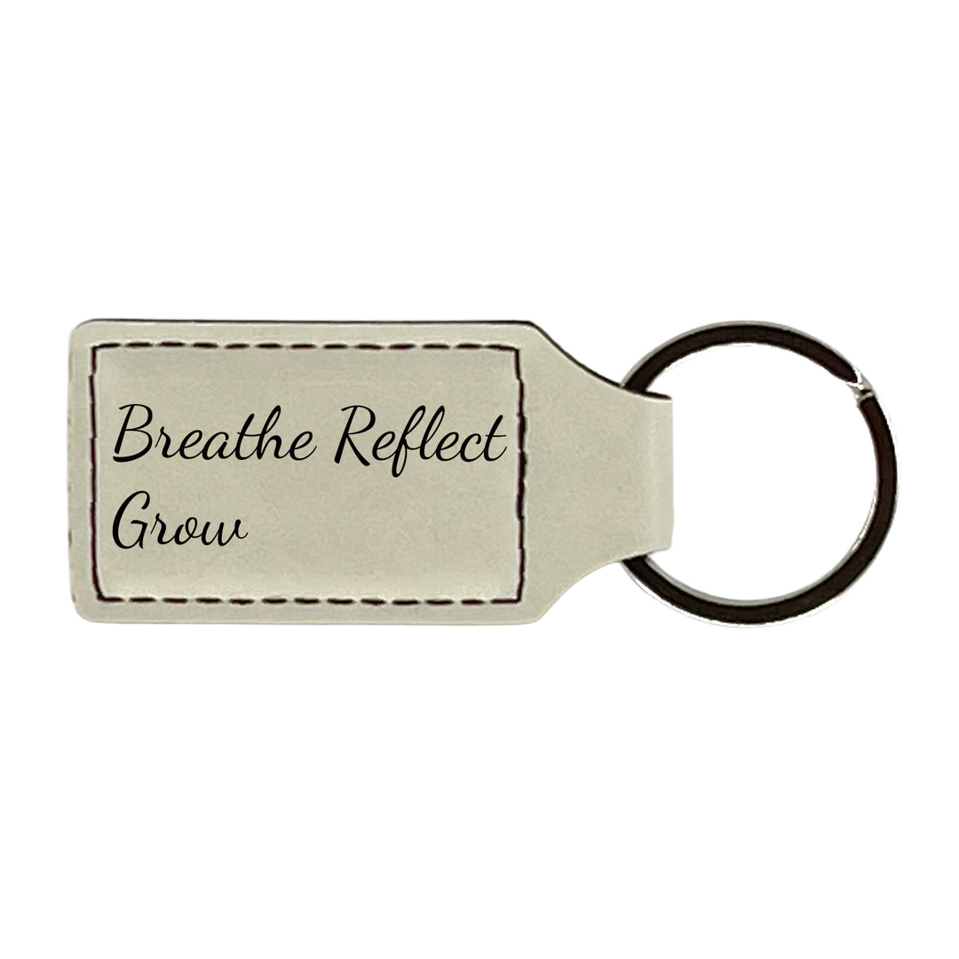 Engraved Leatherette Keychains – Personalized Key Rings, Bag Charms & Zipper Pulls