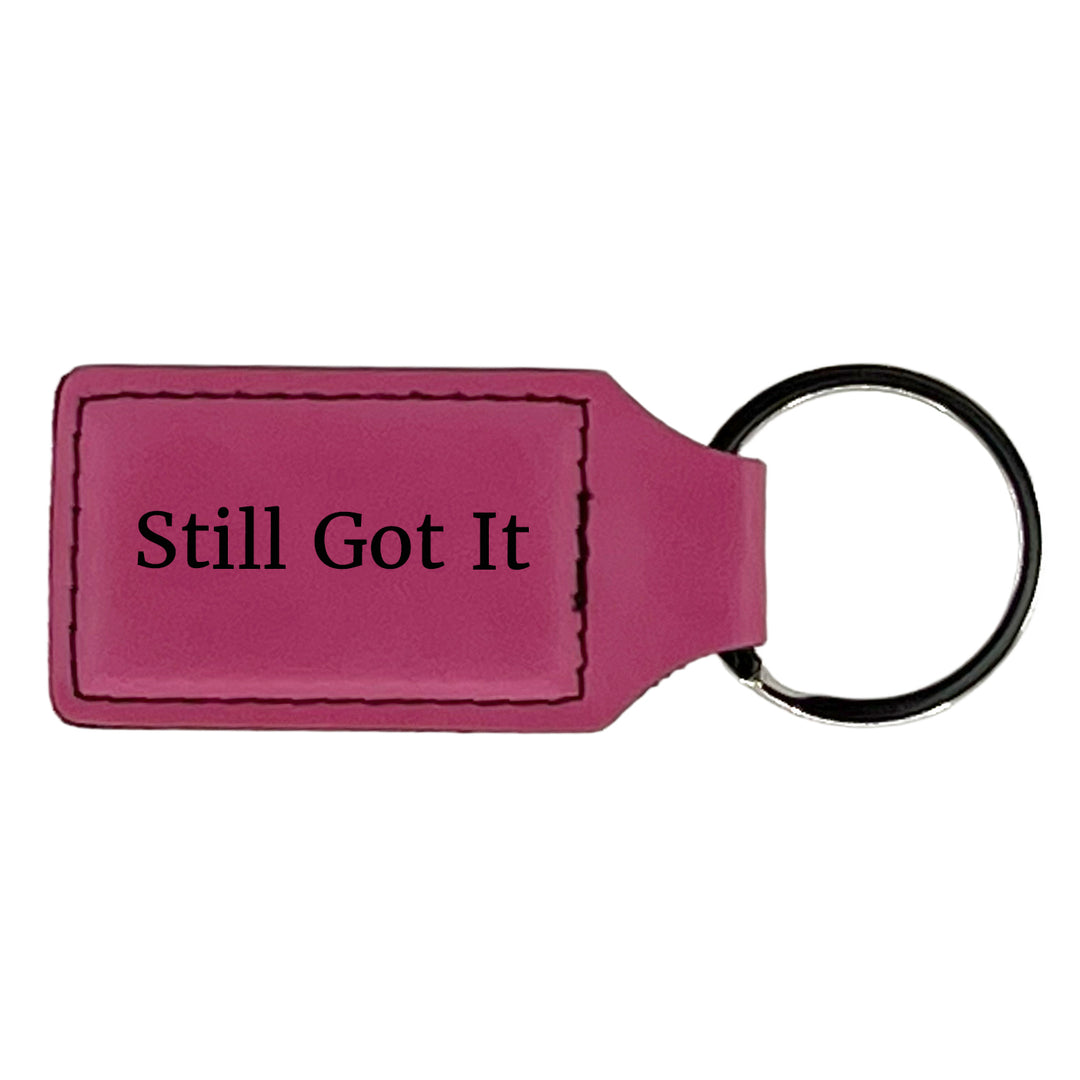 Engraved Leatherette Keychains – Personalized Key Rings, Bag Charms & Zipper Pulls