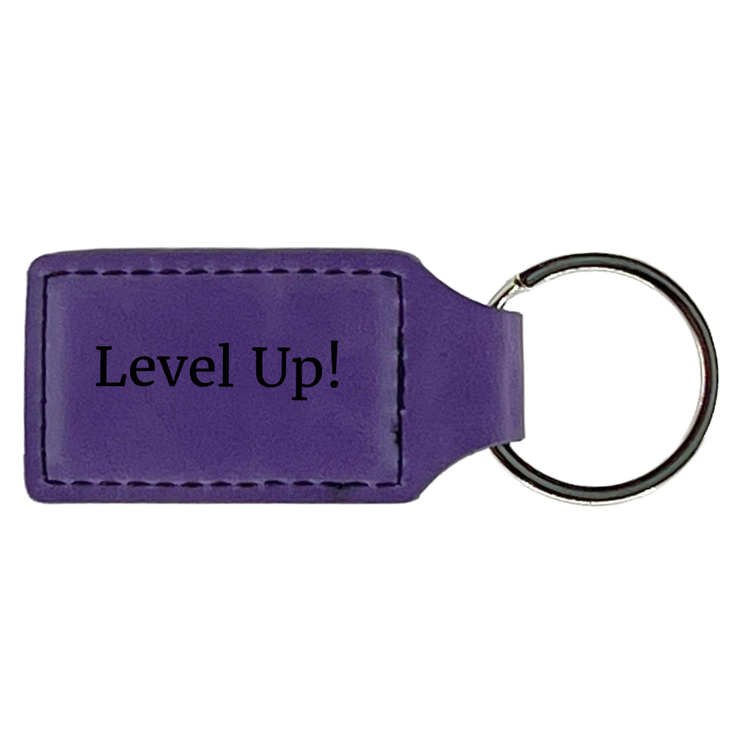 Engraved Leatherette Keychains – Personalized Key Rings, Bag Charms & Zipper Pulls