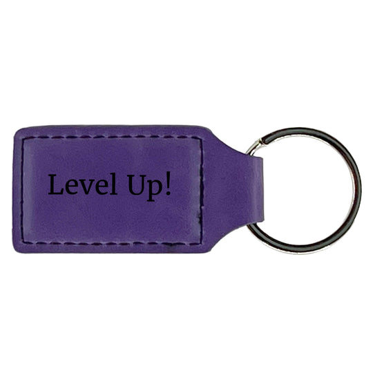 Engraved Leatherette Keychains – Personalized Key Rings, Bag Charms & Zipper Pulls