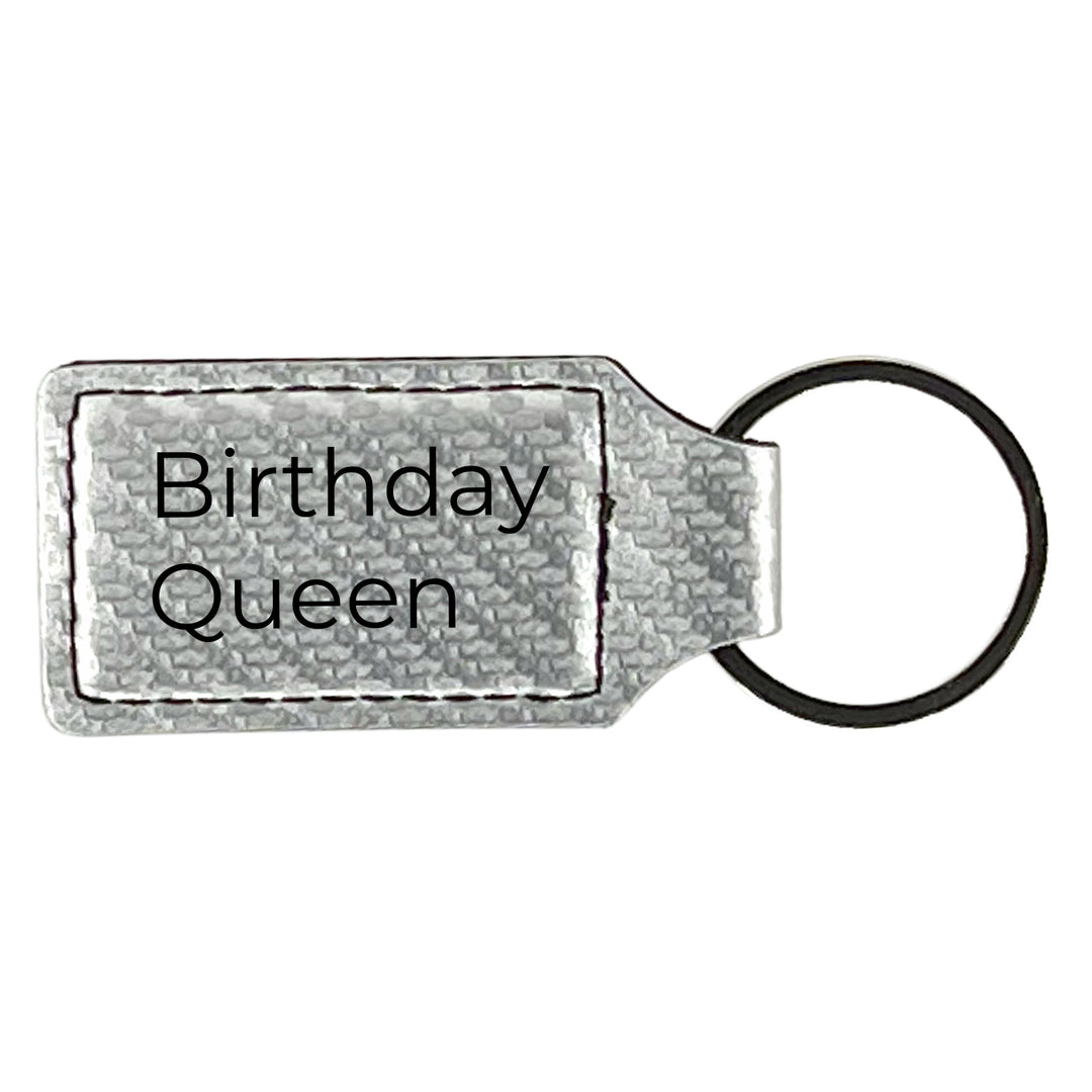Engraved Leatherette Keychains – Personalized Key Rings, Bag Charms & Zipper Pulls