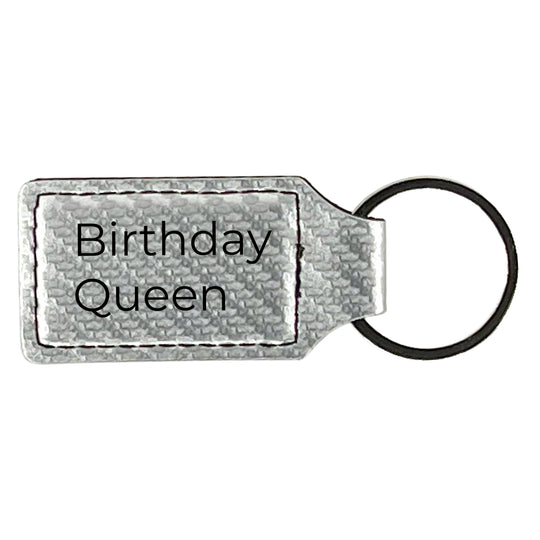 Engraved Leatherette Keychains – Personalized Key Rings, Bag Charms & Zipper Pulls