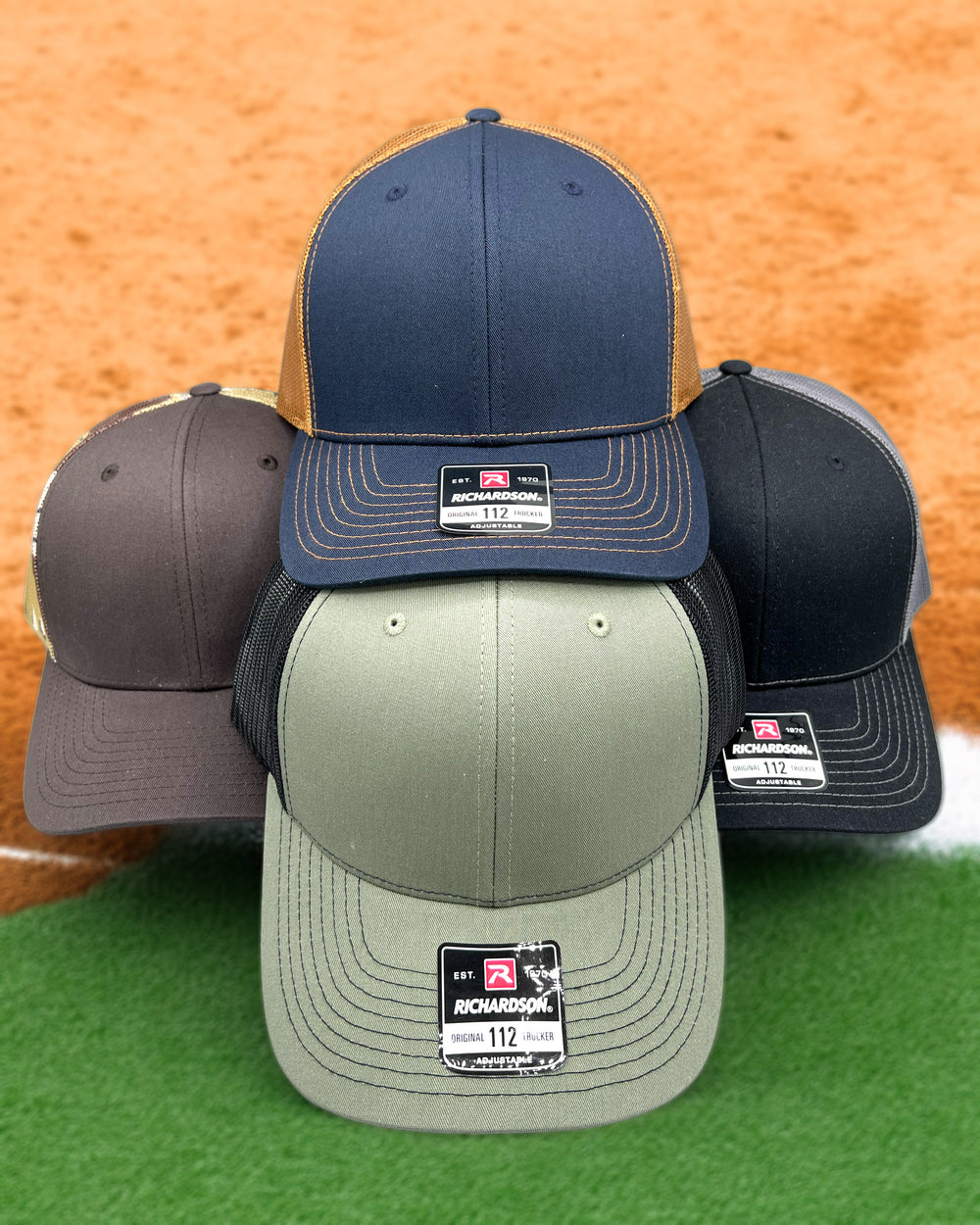 Richardson 112 Trucker Hat with Custom Patch