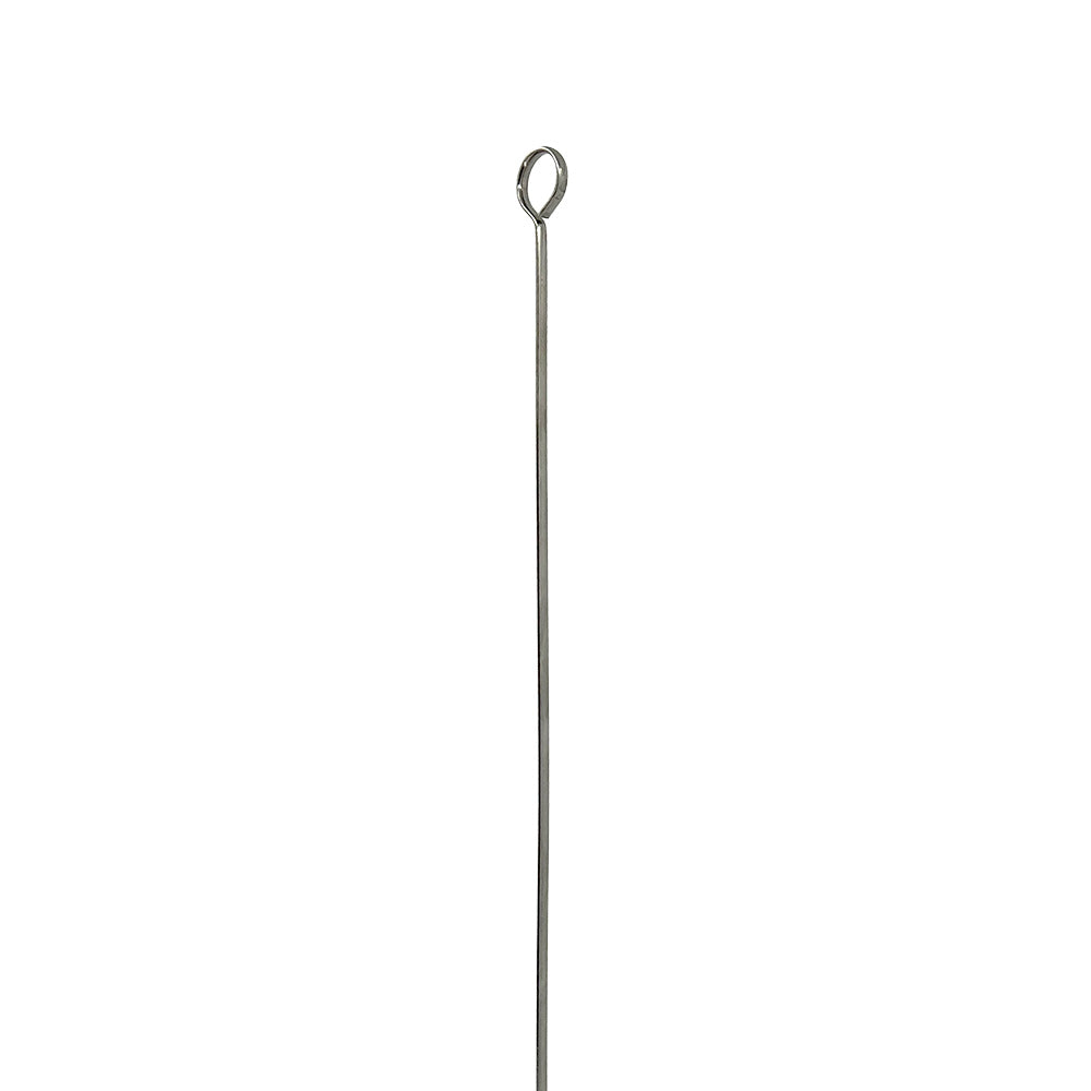 Laser engraved aluminum plant tag on skewer stake in garden setting | Cactus Shack Studio