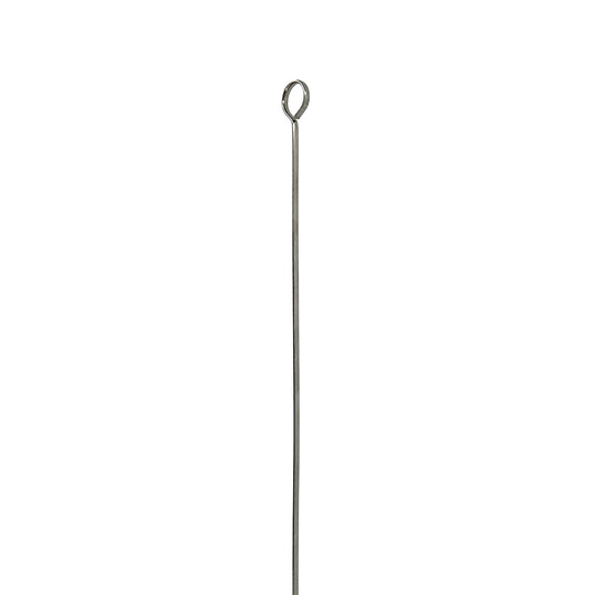 Laser engraved aluminum plant tag on skewer stake in garden setting | Cactus Shack Studio